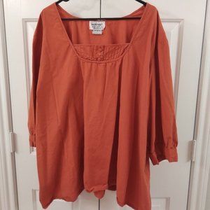 Orange blouse